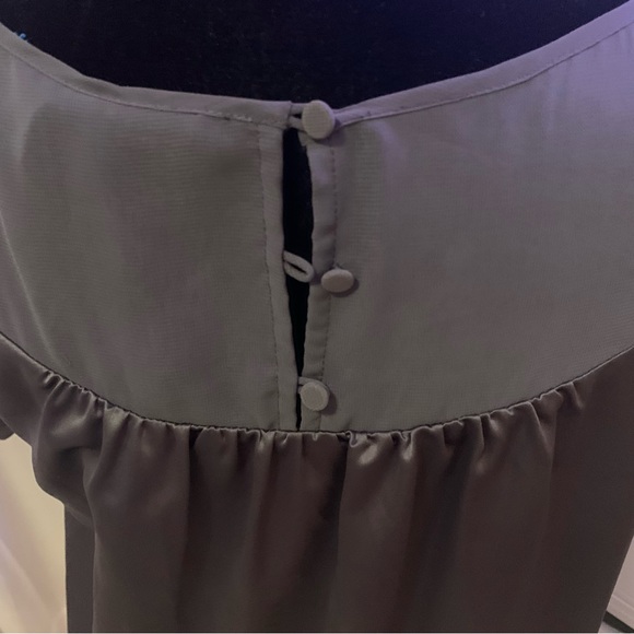 NWT Walter by Walter Gray Silkly Satin Like Shift Dress Size Medi… - Picture 6 of 9